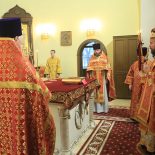 В Неделю о мытаре и фарисее епископ Серафим совершил Божественную литургию в Никольском кафедральном соборе Бобруйска
