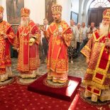 Епископ Серафим принял участие в торжественном богослужении в кафедральном соборе Борисова