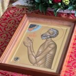 В день памяти блаженного Василия епископ Серафим совершил Божественную литургию в Елисаветинском храме Бобруйска