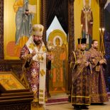 Епископ Серафим совершил всенощное бдение в Никольском кафедральном соборе в канун Торжества Православия