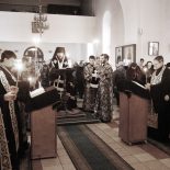 Великое повечерие с каноном прп. Андрея Критского в Никольском кафедральном соборе