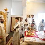 В день Святого Духа епископ Серафим совершил Божественную литургию в Свято-Духовском храме г. Бобруйска