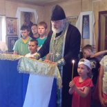 Молебном на начало всякого доброго дела началась 1-я смена Детского православного поселения «Отрада»