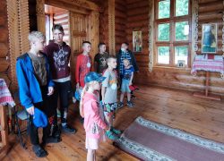Закончилась смена в детском православном поселении «Отрада» в деревне Чигиринка