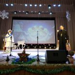Священник поздравил юных артистов с Рождеством Христовым