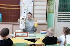О Крещении Господнем в игровой форме рассказали в детском саду Кировска