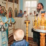 Первый престольный праздник отметили на приходе церкви в честь иконы Божьей Матери «Спорительница хлебов» в Кировске