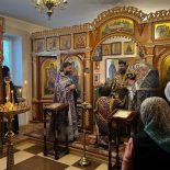 Епископ Серафим возглавил Божественную литургию в храме преподобного Сергия Радонежского в посёлке Туголица