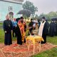Епископ Серафим совершил чин освящения мозаичной иконы в женском монастыре святых Жен-Мироносиц г. Бобруйска