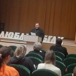 Протоиерей Иоанн Коляда прочитал лекцию в колледже Бобруйска