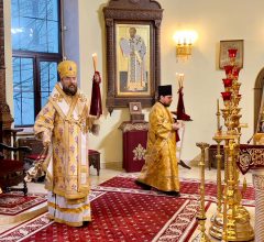 Епископ Серафим совершил воскресную Божественную литургию в Никольском кафедральном соборе Бобруйска