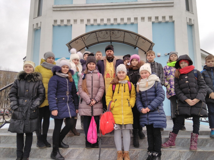 Ученики СШ №30 посетили Сретенский храм г. Бобруйска