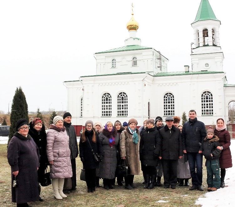 Группа паломников из Бобруйска посетила святые места Полоцкой епархии