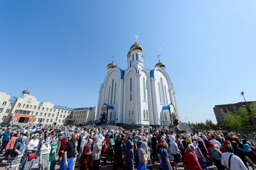 Епископ Серафим принял участие в торжествах, посвященных 20-летию учреждения Астанайской и Алма-Атинской епархии