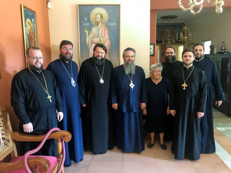 Митрополит Лефкадский Феофил принял делегацию Русской Православной Церкви