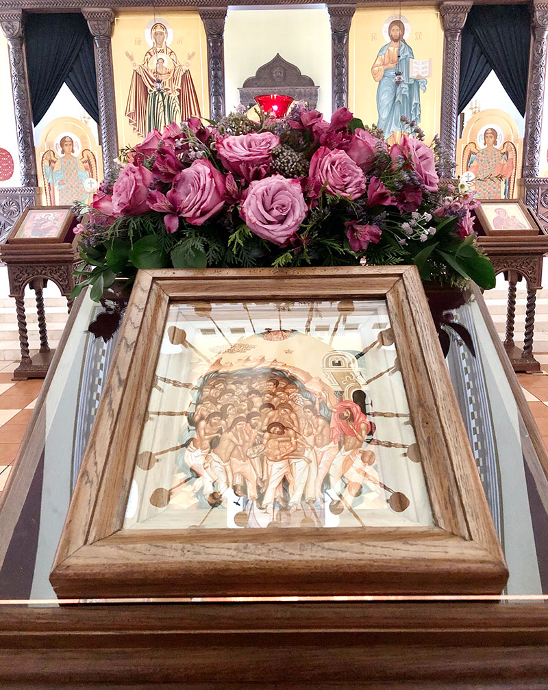Накануне дня памяти 40 мучеников Севастийских епископ Серафим совершил полиелейную утреню в Никольском соборе