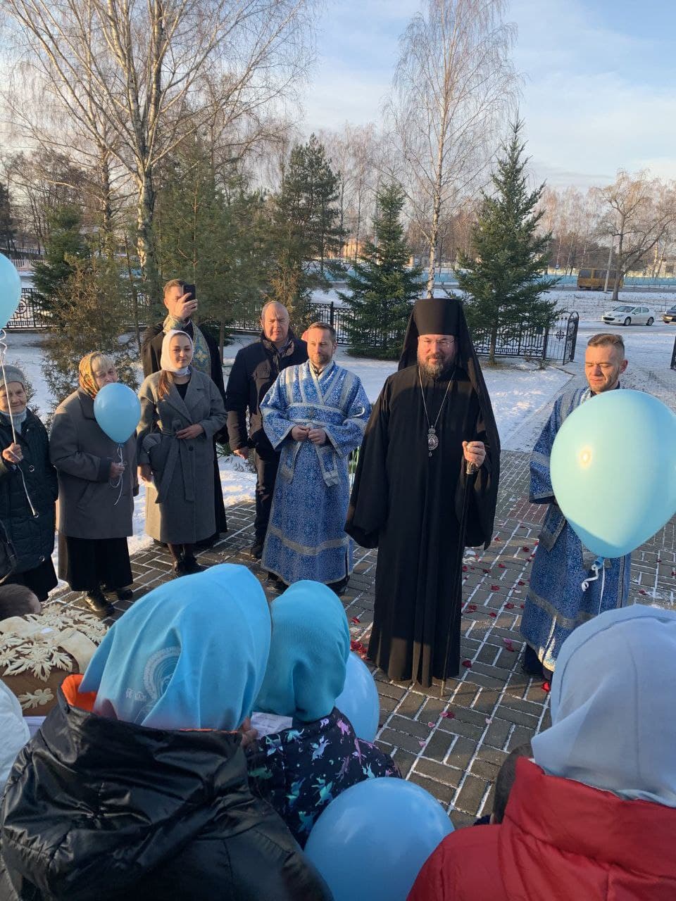 Епископ Серафим совершил Божественную литургию во Введенском храме г. Осиповичи