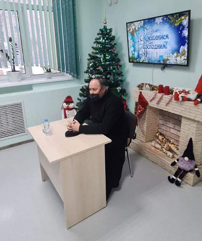 Клирик Бобруйской епархии встретился с людьми с особенными потребностями в Осиповичах
