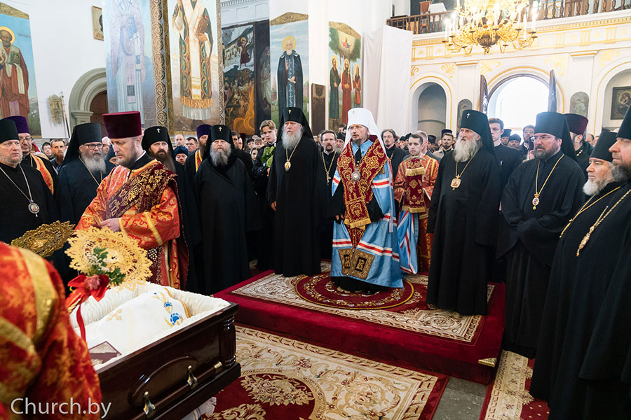 Епископ Серафим принял участие в погребении архиепископа Пинского и Лунинецкого Стефана