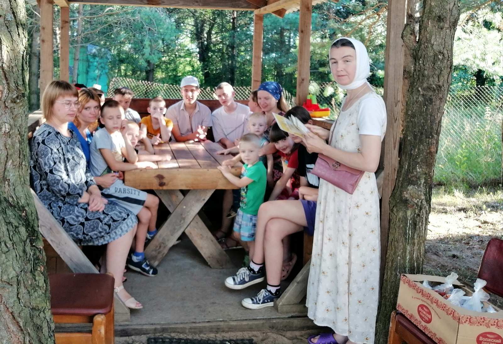 Отдыху в «Отраде» – рады! Как отдохнули летом ребята из воскресной школы храма в Кировске