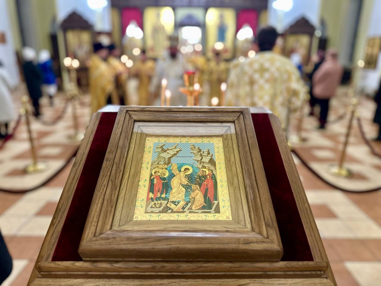 В канун Недели 24-й епископ Серафим возглавил вечернее богослужение в Никольском кафедральном соборе г. Бобруйска