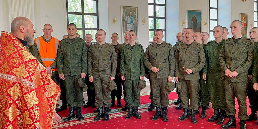 Военнослужащие посетили женский монастырь Святых Жен-Мироносиц г. Бобруйска