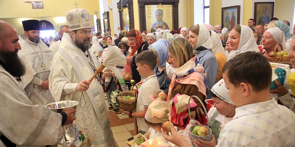 Праздник Преображения Господа Бога и Спаса нашего Иисуса Христа в главном храме г. Бобруйска