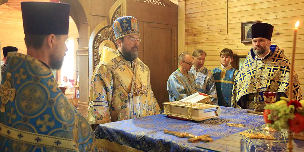 Праздник Успения Пресвятой Владычицы нашей Богородицы и Приснодевы Марии в Ильинском храме г. Бобруйска