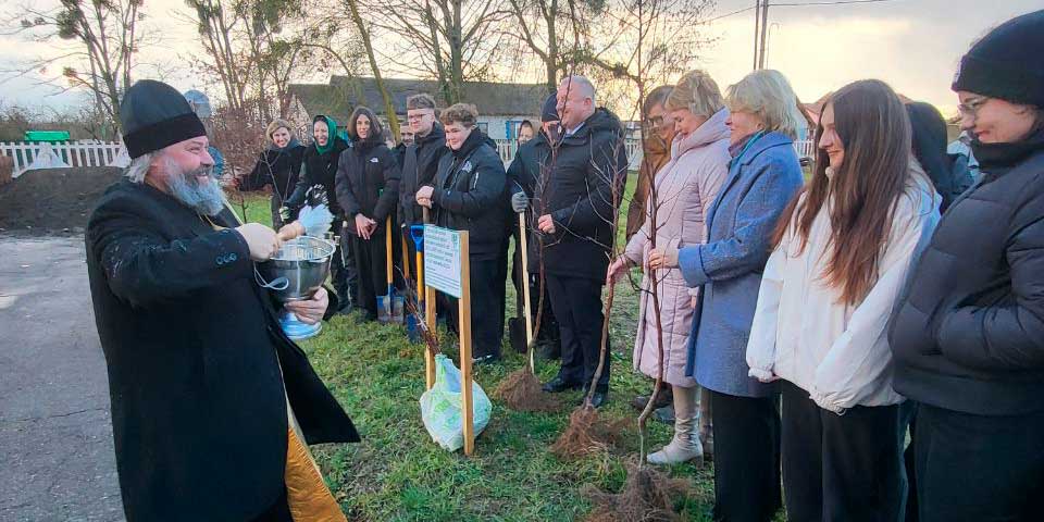 Молодёжный экологический проект: в Вязьевской школе появился „Сад надежды 2025“