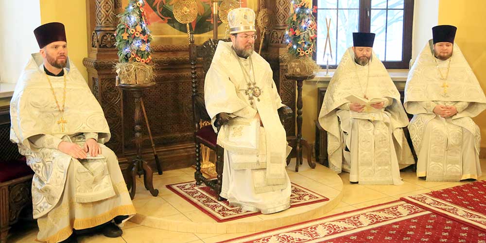 Навечерие Рождества Христова в Никольском кафедральном соборе г. Бобруйска