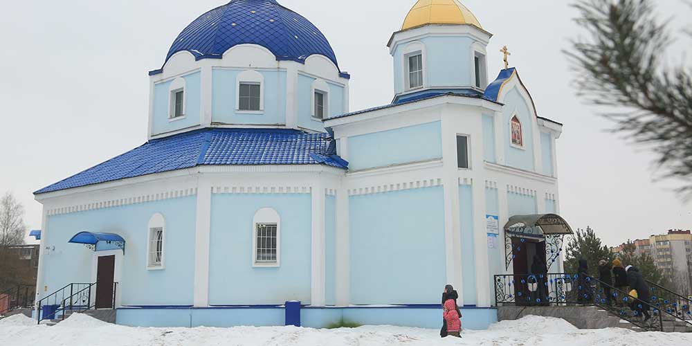 Епископ Серафим совершил Божественную литургию в храме Сретения Господня г. Бобруйска