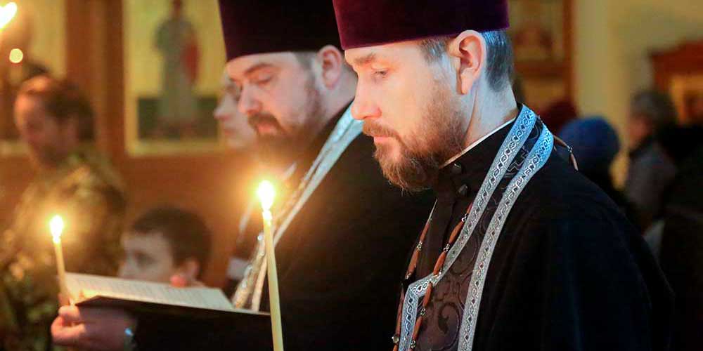 Чтение Великого канона преподобного Андрея Критского в Иверском храме