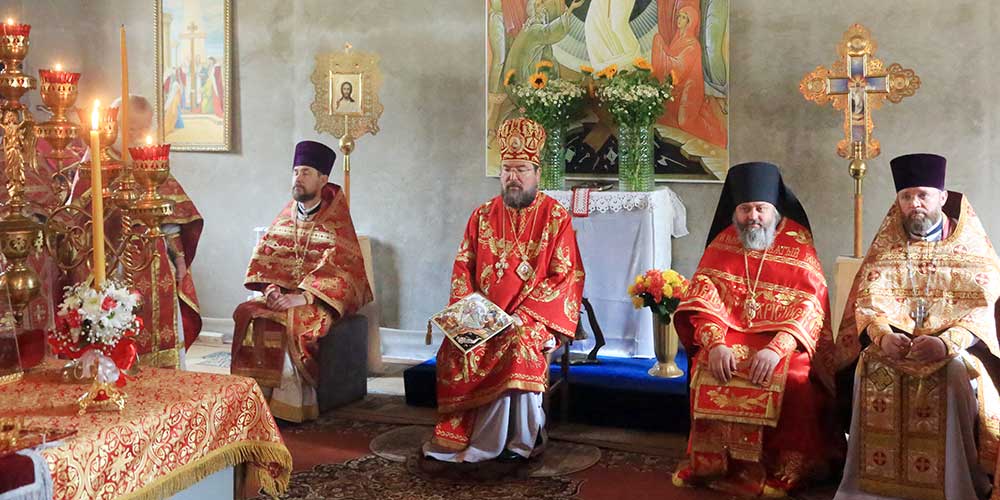 Престольное торжество в мужском монастыре Прощанская пустынь