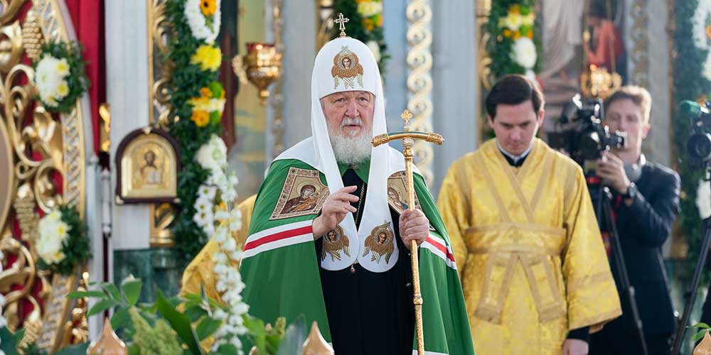 Епископ Серафим сослужил Божественную литургию Святейшему Патриарху Московскому и всея Руси Кириллу
